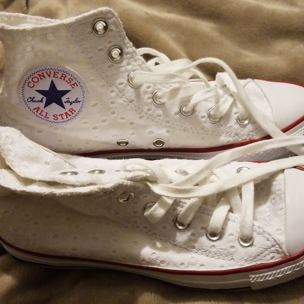 White high top converse